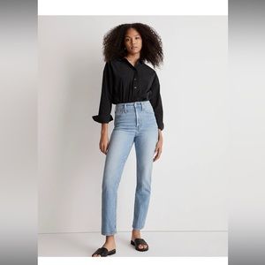 NWT Madewell The Perfect Vintage Straight Jean - Ferman Wash - 25